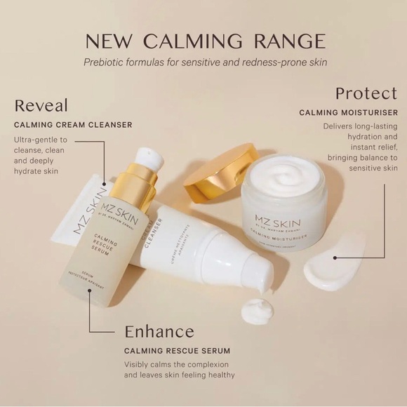 NEW MZ Skin Calming Moisturizer Sensitive & Redness Prone Skin Full Size 30 mL - Picture 5 of 8